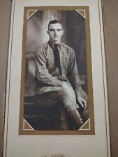 Antique 1920 Handsome Young Man Vintage Powell Studio Photograph Signed 6