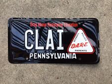 1996 to 2005 -PENNSYLVANIA -DRUG ABUSE RESISTANCE EDUCATION -LICENSE PLATE -DARE picture
