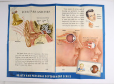VTG Scott, Foresman Your Ears and Eyes Health Series Lithograph Classroom Poster picture