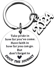 2024 Graduation Gifts Inspirational Keychain  picture