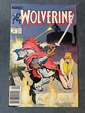 Wolverine #3 Newsstand 1989 Marvel Comic Book Blade Blade Chris Claremont VF picture