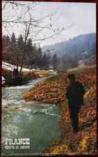 Original Poster France Fishing Man Stream Sport Nature picture