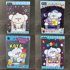 BTS BT21 KOYA My Little Buddy Set No.01 08 17 25 Collectable Clear Card Anime picture