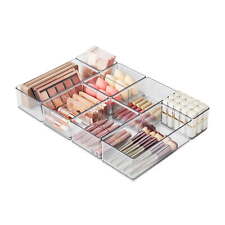 8 Piece Clear Plastic Beauty Drawer Edit Storage System picture