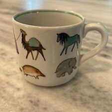 Vintage 1965 Genuine ARABIA Finland Animal Theme Porcelain Coffee Tea Cup Mug picture