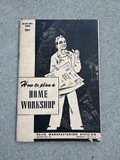 Delta Manufacturing Division How To Plan A Home Workshop Book No 4541 picture