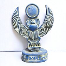 Antique Rare Egyptian Scarab Winging Statue Ancient Pharaonic Unique Egyptian BC picture