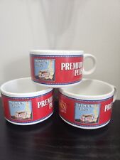Lot Of 3 Vintage Premium Plus Ritz Crackers Primo Soup Mugs Cup Stoneware picture