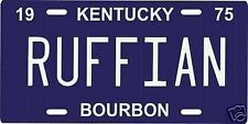 Ruffian Racehorse 1975 Kentucky License Plate picture
