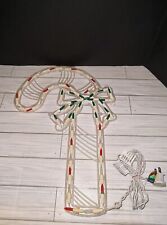 Vintage Christmas Holiday Plastic Candy Cane Lights Home Decoration 18