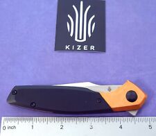 Kizer Cutlery Knife Grazioso Tactical Liner Lock Black G10 Handles NIB picture