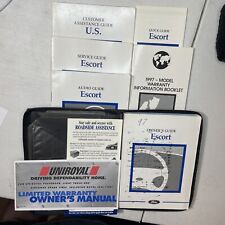 1997 FORD ESCORT Owners,Audio,Service,Customer Service,Quick Guides W/CASE picture