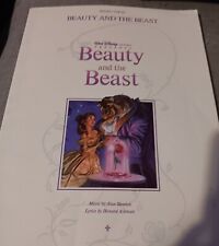 BEAUTY AND THE BEAST, 1991 Sheet Music, Piano Vocal  picture