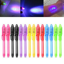 2-14Pcs UV Light Pen Invisible Ink Secret Marker Spy-Pen Secret Message Kids Toy picture