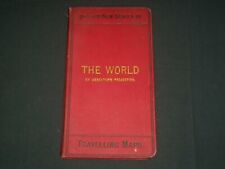 1920'S PHILIPS' NEW SERIES OF TRAVELLING MAPS BOOK - THE WORLD - J 3937 picture