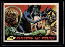 1962 Topps Mars Attacks High Grade Vintage Mars Attacks Removing The Victims #33 picture