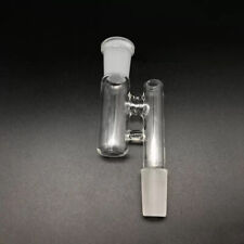 Glass Adapter Drop Down Reclaim Ash Catcher 14 Male to 14 Female Lab Glass picture