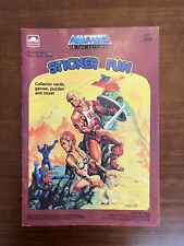Vintage 1983 Masters of the Universe MOTU Sticker Fun He-Man, Mer-Man, Skeletor picture