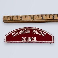Columbia Pacific Council CSP collectible vintage RED / WHITE patch Boy Scout Bsa picture