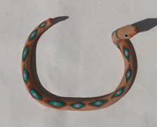 Vintage Clay Colorful Painted Snake picture
