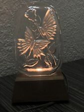 L. E. Smith Crystal Butterfly Lamp Vintage  picture