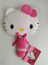 Hello Kitty Hand Mirror 7.8” Fluffy Pink Sanrio 2010 picture