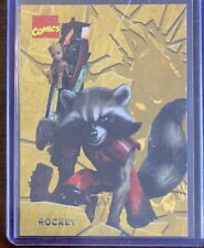 2024 Finding Unicorn Marvel Avengers Gold Rocket Raccoon Guardians #43/100 picture