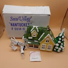 Vintage Department 56 Snow Village Nantucket House 1986 Original Box Very Nice picture