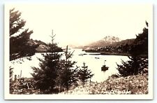 1930s ALASKA ENTRANCE TO KODIAK ALASKA UNPOSTED PHOTO RPPC POSTCARD P3894 picture