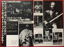 LITTLE FEAT in Japan LOWELL GEORGE Paul Barrere 1978 CLIPPING ML 9S 4PAGE picture