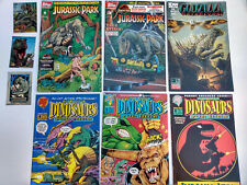 Dinosaur Comic Book Lot Jurassic Park Dinosaurs For Hire Kaiju Godzilla Action picture