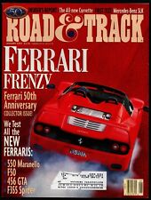 JANUARY 1997 ROAD & TRACK MAGAZINE FERRARI 50th ANNIVERSARY ISSUE, 550, F50 picture