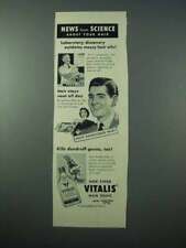 1953 Vitalis Hair Tonic Ad - News picture