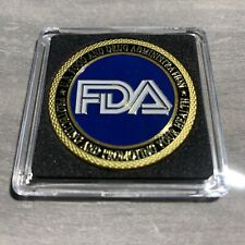 FDA US Food & Drug Administration Challenge Coin with Case G-51 picture