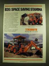 1990 Kubota B-20 Diesel Tractor Ad - B20: Space saving stamina picture