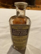 White Pine Cough Syrup without Morphine McKesson & Robbins antique bottle picture