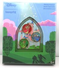 Loungefly Disney Sleeping Beauty Three Fairies Stained Glass Slider LE 1900 Pin picture