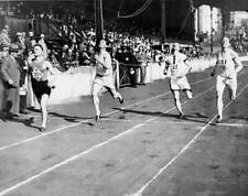Athletics Stamford Bridge Cullens breaks the tape to win heat eigh- Old Photo picture