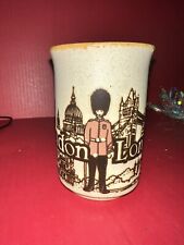 Vintage 1980s London Queens Royal Guard Stoneware Coffee Mug  picture