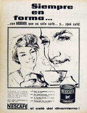 Nescafe advertising. Original 1959 picture