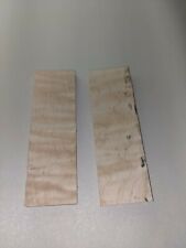 TIGER MAPLE KNIFE SCALES (1 PAIR) KILN DRIED KNIFE HANDLE GRIPS  picture