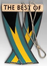 Rear view mirror car flags Bahamas Bahamian unity flagz for inside the car picture