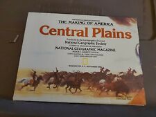 1985-9 Sep CENTRAL PLAINS Making of America National Geographic Map Poster New picture