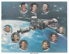 NASA Photo Skylab Prime Crews 1972 Space Educational With Mission Facts 8x10 picture