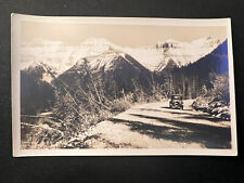 RPPC Logan Pass Road Glacier National Park AZO Marble Studio Montana - J649 picture