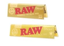 One Pack of each Size - RAW ETHEREAL Rolling Papers 1 1/4 and King Size BOTH picture