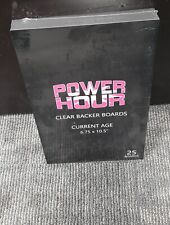 Power Hour 25 Pack Clear Backer Boards Current Age 6.75