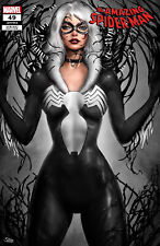 AMAZING SPIDER-MAN #49 (NATHAN SZERDY EXCLUSIVE VENOMIZED BLACK CAT VARIANT) picture