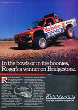1988 Nissan Truck Roger Mears Baja - Original Car Advertisement Print Ad J169 picture
