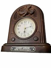 SEIKO Quartz Mickey Mouse 60th Anniversary Alarm Clock Walt Disney  Vintage picture